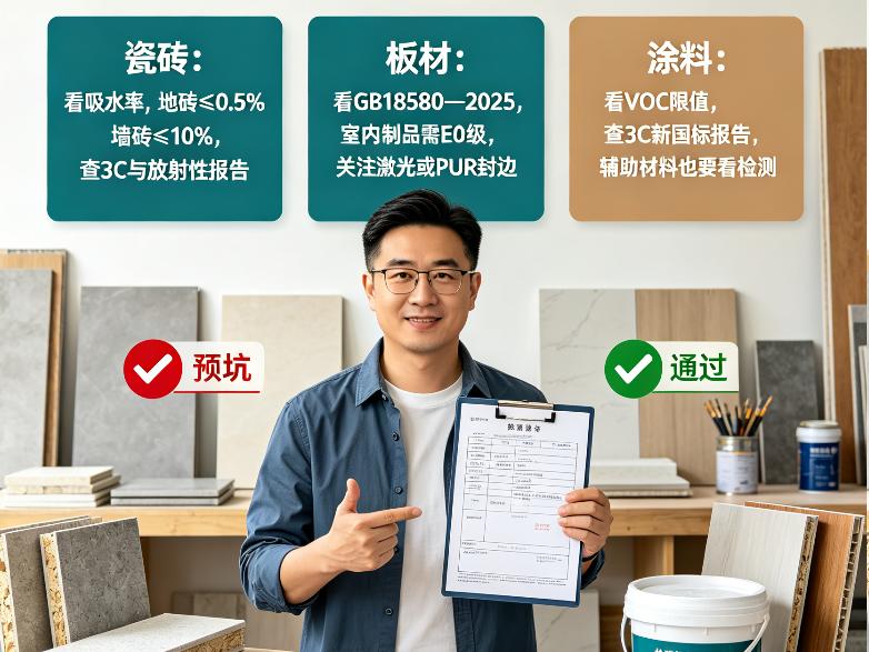 装修选材避坑指南——看懂这几点，省下的不止是钱